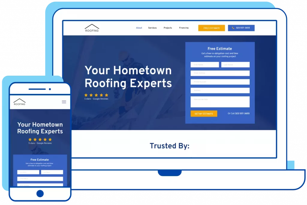 Roofing Company Web Design