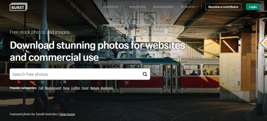 Burst - Free Stock Photo Sites
