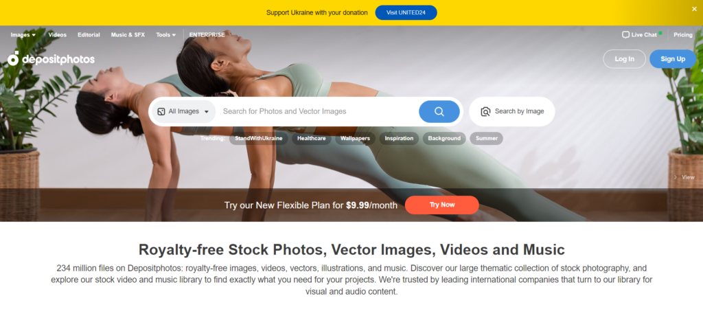 Depositphotos - Free Stock Photo Sites