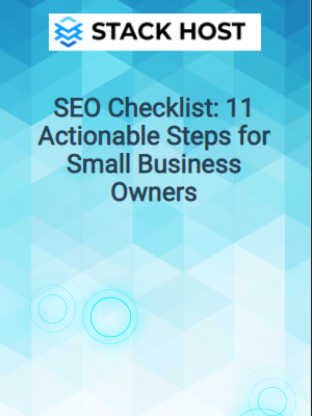 SEO Checklist: 11 Actionable Steps for Small Business Owners
